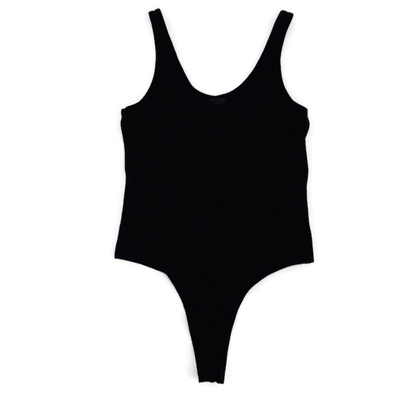 ATM Black Modal Rib Bodysuit - Picture 4 of 6